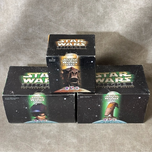 Lot of (3) 1999 Star Wars Phantom Menace KFC Toys - Never Opened! - Picture 2 of 6